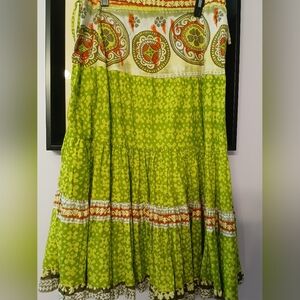 BOHEMIAN FLARED SKIRT